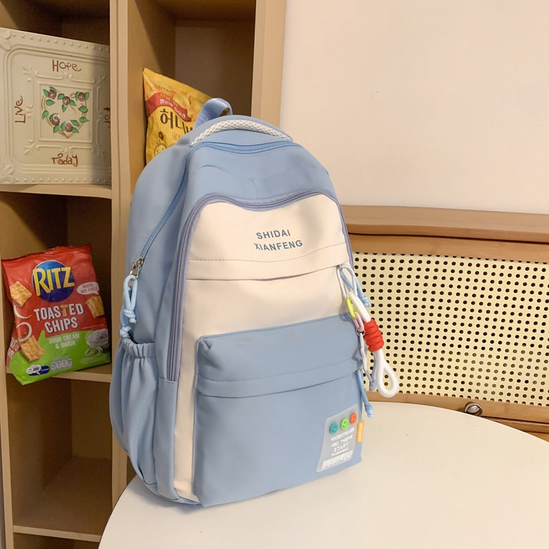 Coréen beaux sacs à dos de couleur primaire du lycée