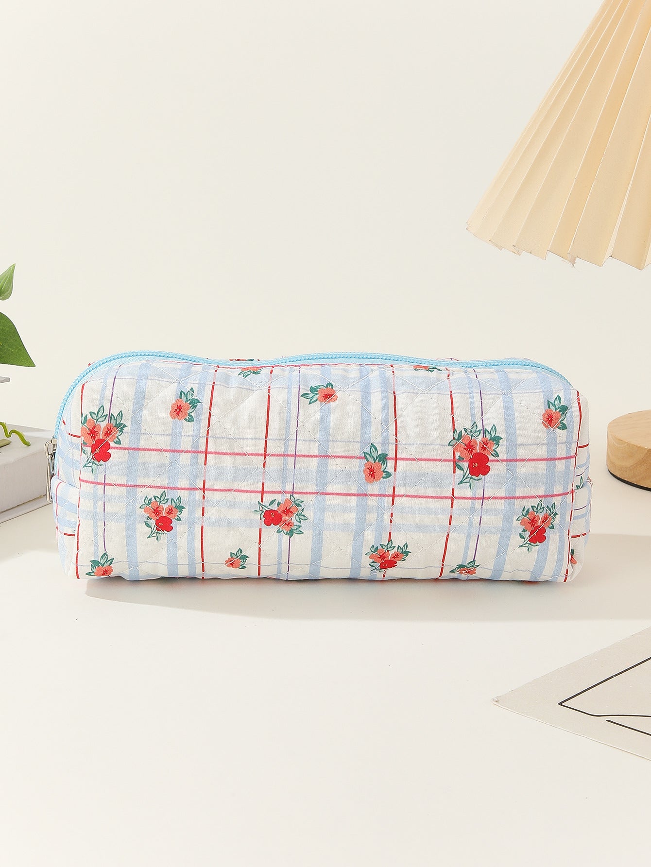 Makeup Brush Storage Small Floral Portable Cosmetic Bags