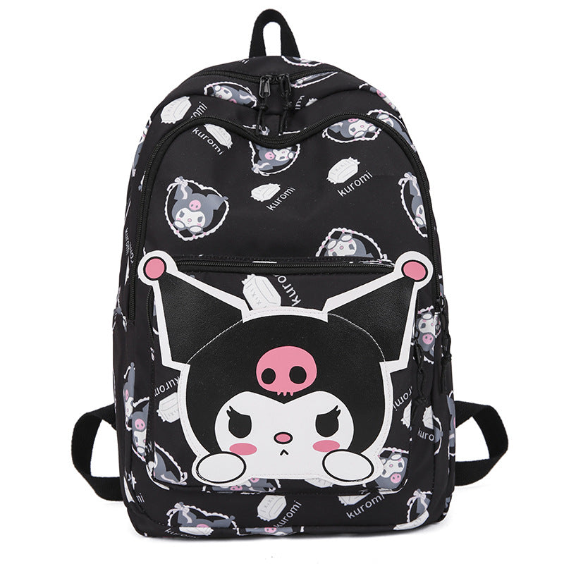 Cartoon Printed Primary Junior High Female Children's Backpacks