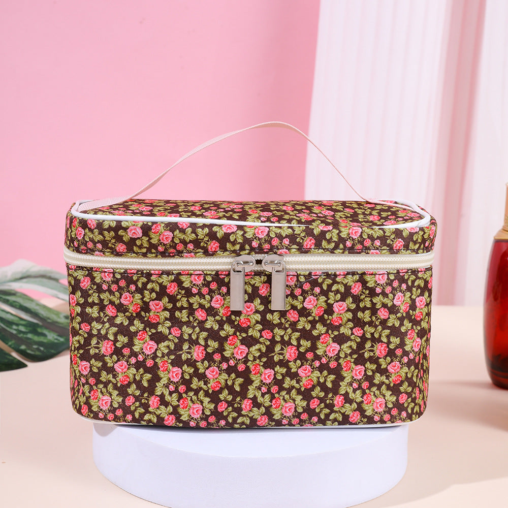 Floral Large Capacity Wind Square Good-looking Portable Bags