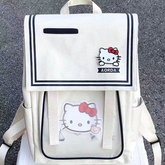 Female Cute Niche Junior High Printed Backpacks