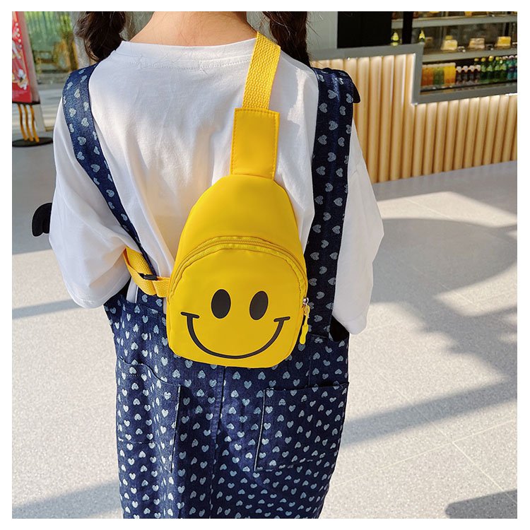 Sac de taille pour enfants, joli visage souriant, changement tendance