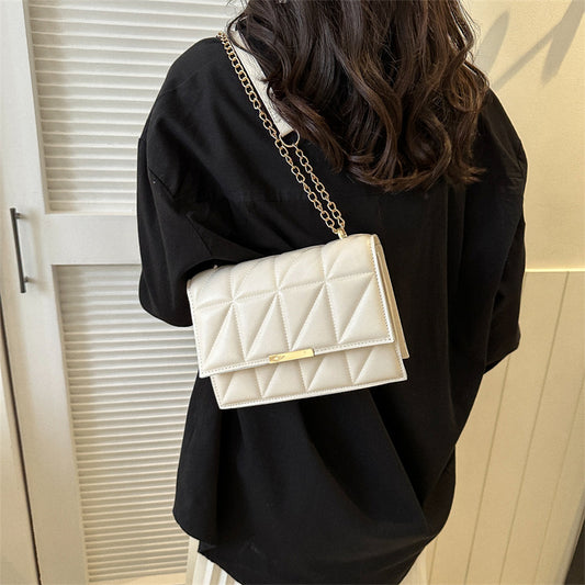 Women's Advanced Texture Underarm Fashionable Versatile Chain Design Crossbody Bags