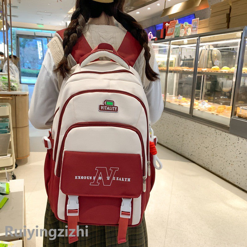 Korean Style Junior High College Female Backpacks