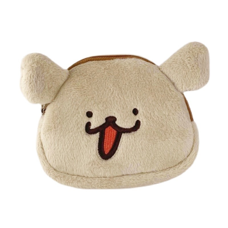 Naughty Puppy Cute Plush Storage Good-looking Coin Purses