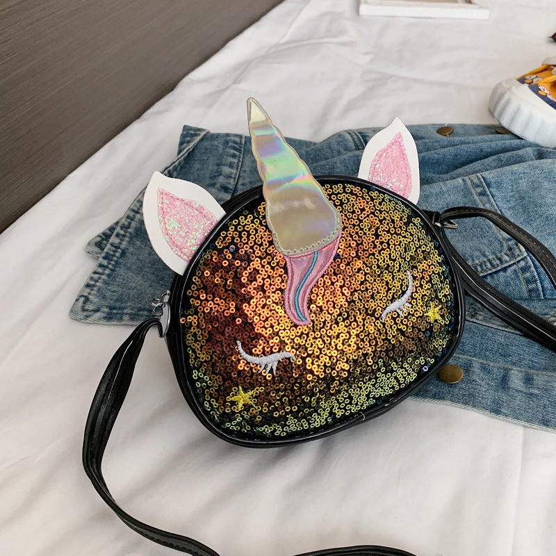 Children's Colorful Shiny Unicorn Cute Cartoon Stylish Bags