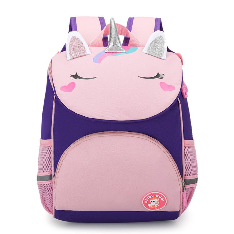 Children's Printed Cute Cartoon Boys Dinosaur Unicorn Elementary School Students' Schoolbags