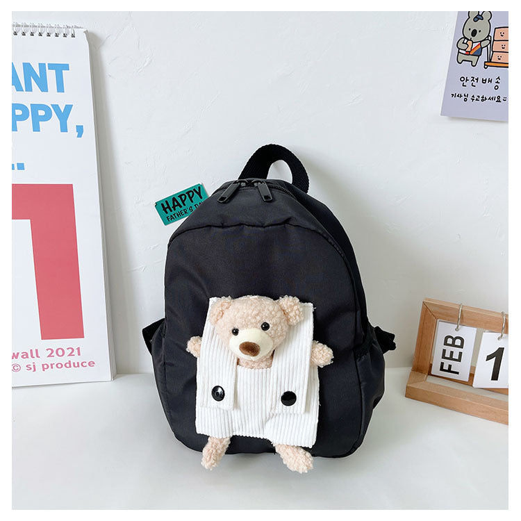 Children's Cute Bear Doll Year-old Burden Reduction Children's Backpacks