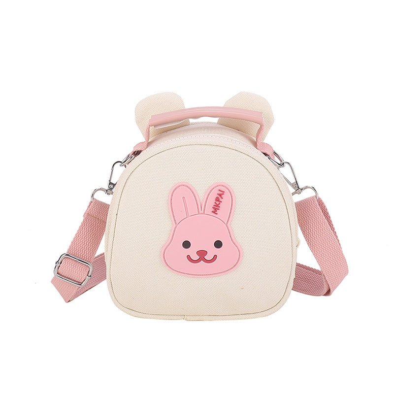 Bear Cute Animal Contrast Color Versatile Male Children's Shoulder Bags