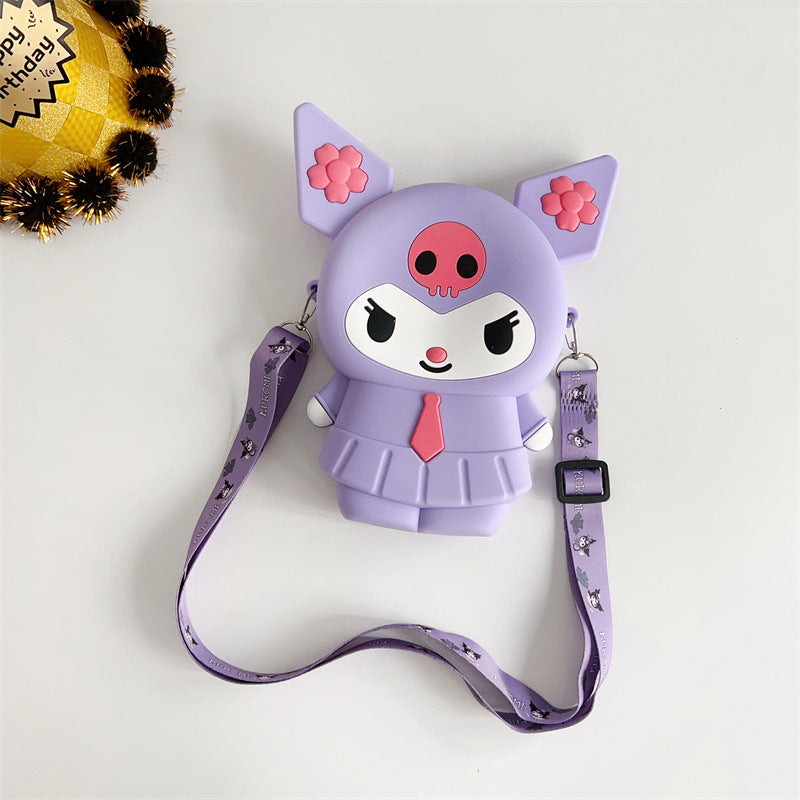 Children's Clow Cartoon Fashion Trend Play Silicone Coin Purses