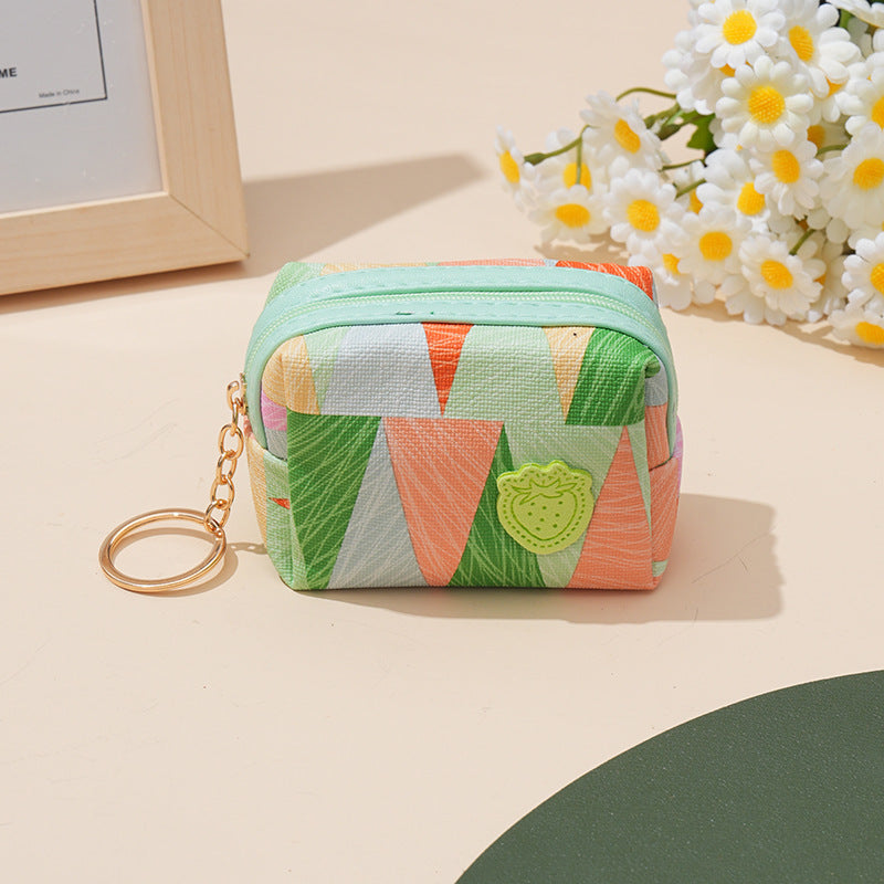 Women's For Mini Simple Zipper Small Korean Coin Purses