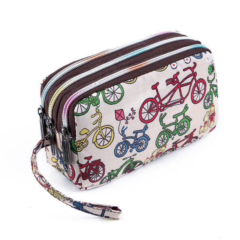 Women's Korean Printed Mobile Running Cloth Coin Purses