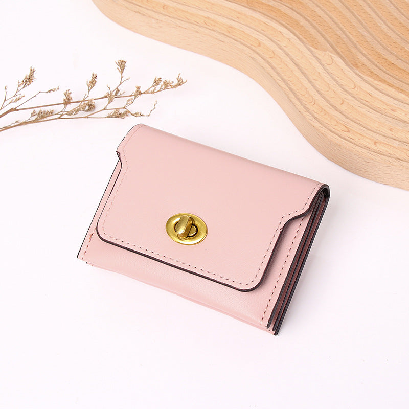 Women's Off Short Style Minority Simple Ladies Wallets