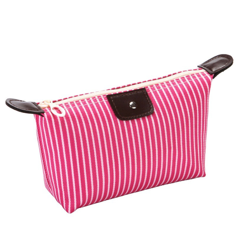 Striped Dumplings Dumpling Making Folding Makeup Cosmetic Bags