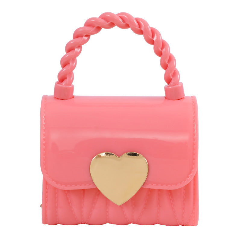 Children's Fashion Jelly Cute Little Chain Children's Shoulder Bags