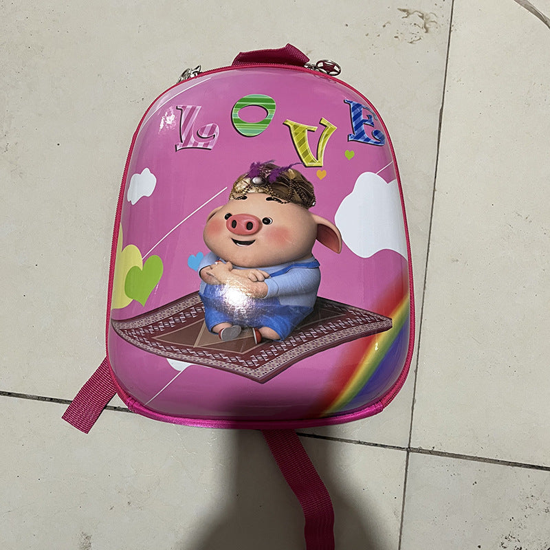 Children's Cartoon Animation Eggshell Cute Boys Kindergarten School Bags