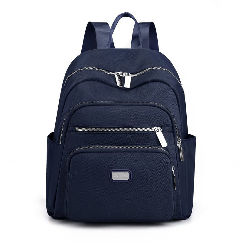 Women's Solid Color Simple Oxford Cloth Fashion Backpacks