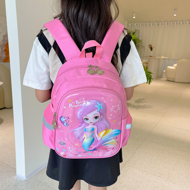 Children's Cartoon Dinosaur Mermaid Small Class Boys Kindergarten School Bags