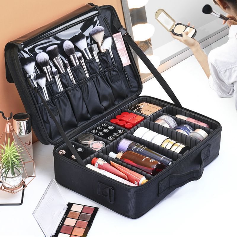 Women's Large Capacity Portable Professional Storage Nail Tattoo Cosmetic Bags