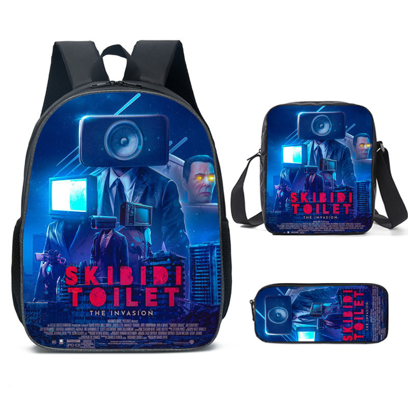 Children's Cool Charming Popular Classy Toilet Elementary School Students' Schoolbags