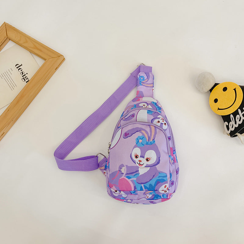 Children's Classic Slouchy Cool Style Printing Children's Waist Packs