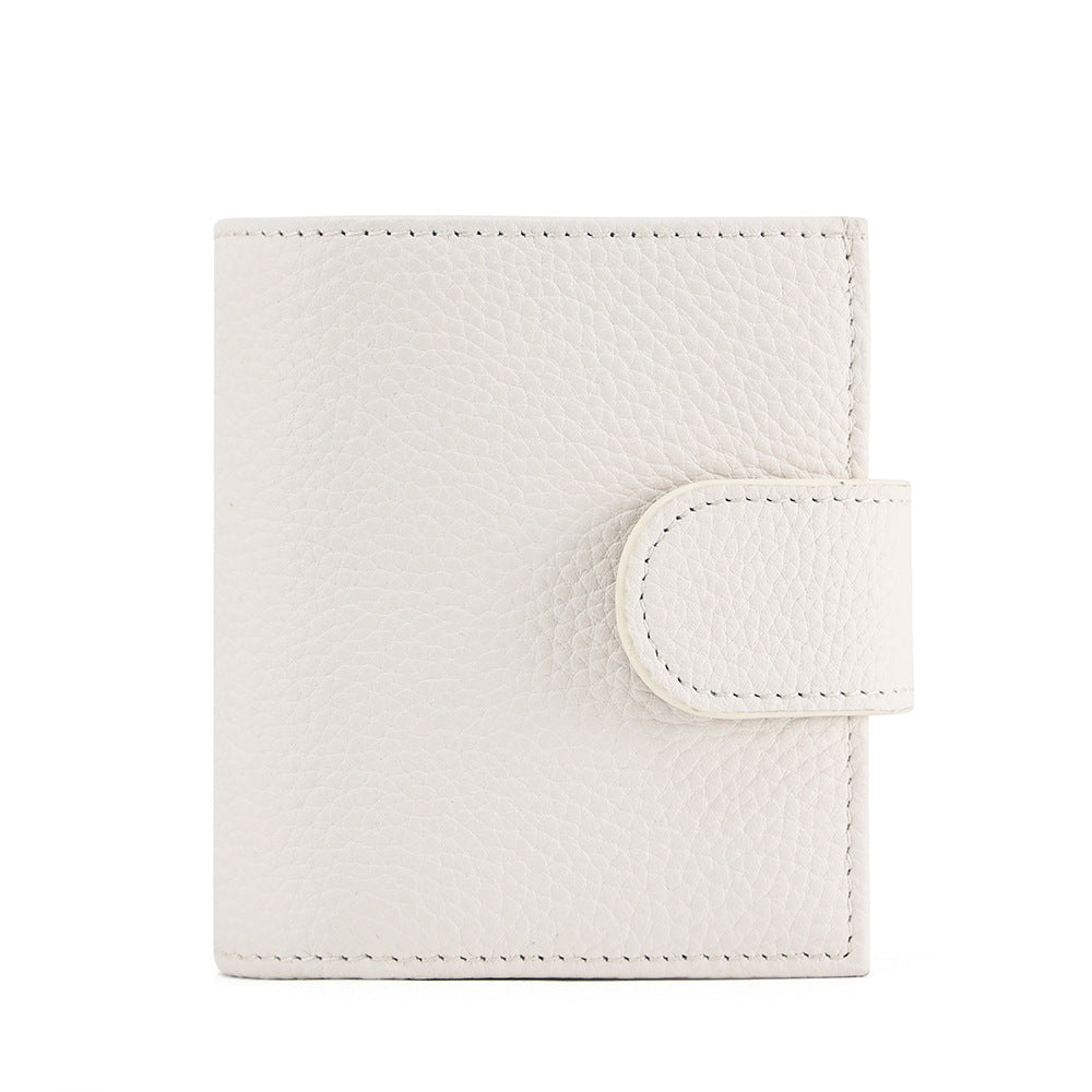 Women's Short Cowhide Mini Creative With Notebook Ladies Wallets