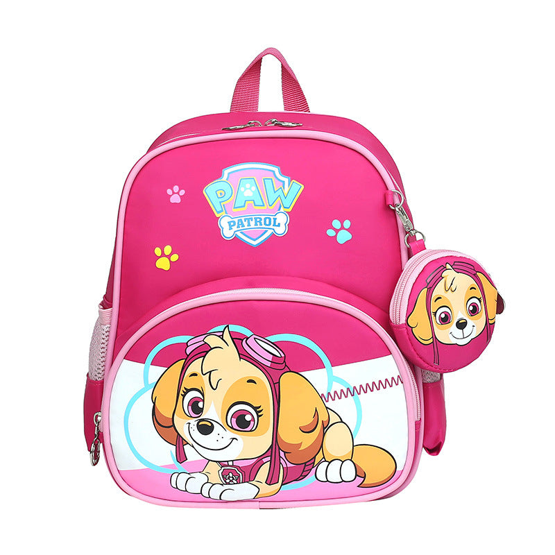 Children's Cartoon Fashion Boys Burden Reduction Spine Children's Backpacks