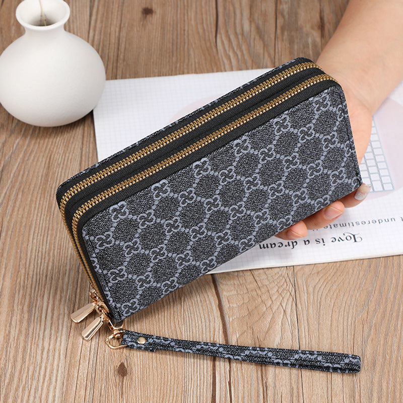 Women's Long Clutch Mobile Multifunctional Zipper Ladies Wallets