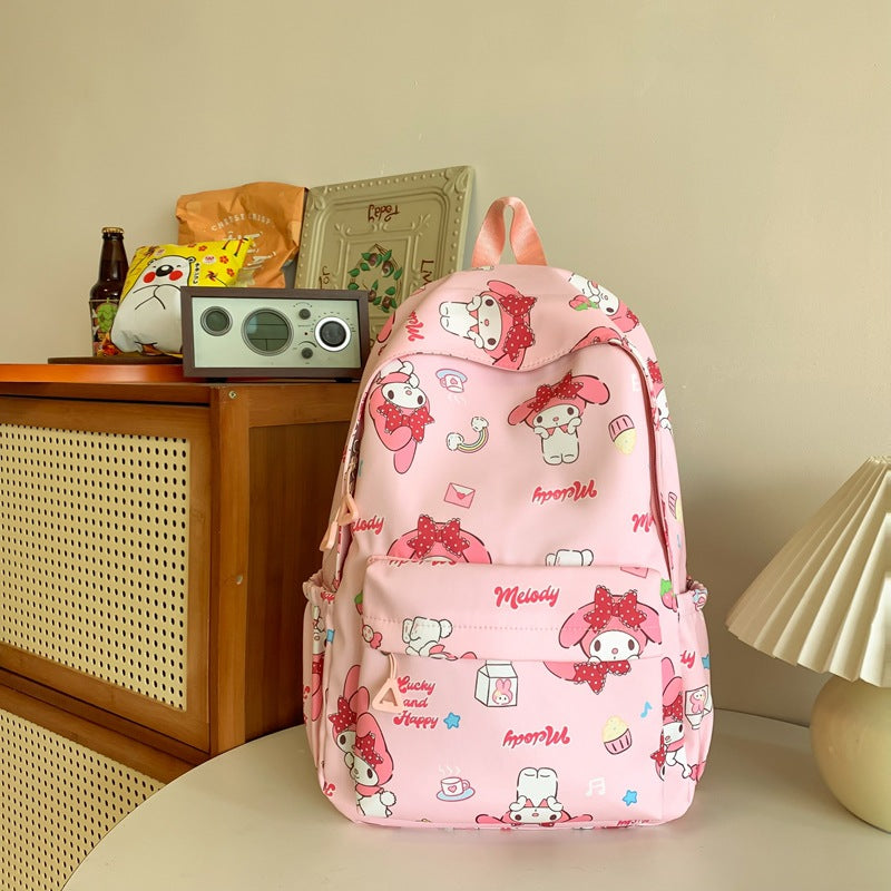 Women's Printed Iti Waterproof Melody Minority Korean Backpacks