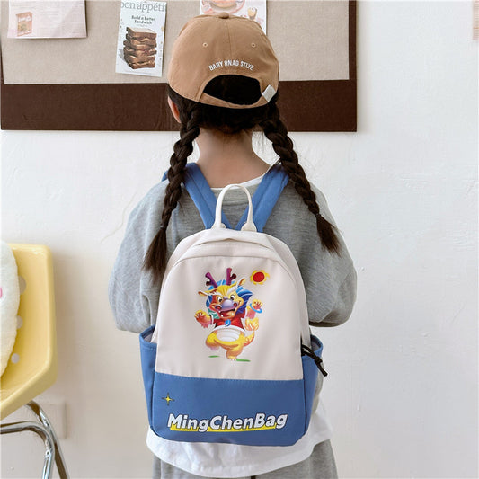 Women's & Men's & Cartoon Printed Canvas Pupil's Bags