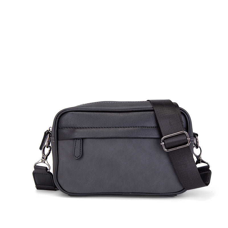 Men's Trendy High-grade Leather Small Square Men's Messenger Bags