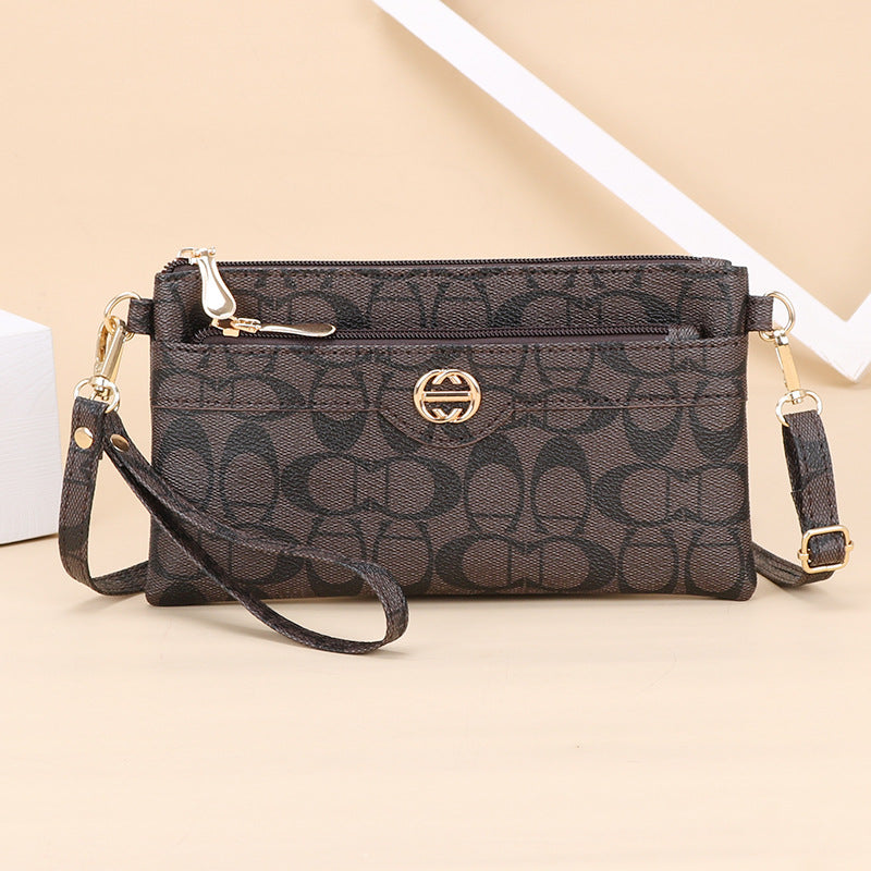 Women's Single Fashion Small Square Simple Clutch Shoulder Bags