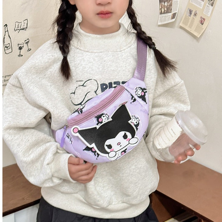 Children's Cartoon Boys Super Cute Leisure Printed Children's Waist Packs