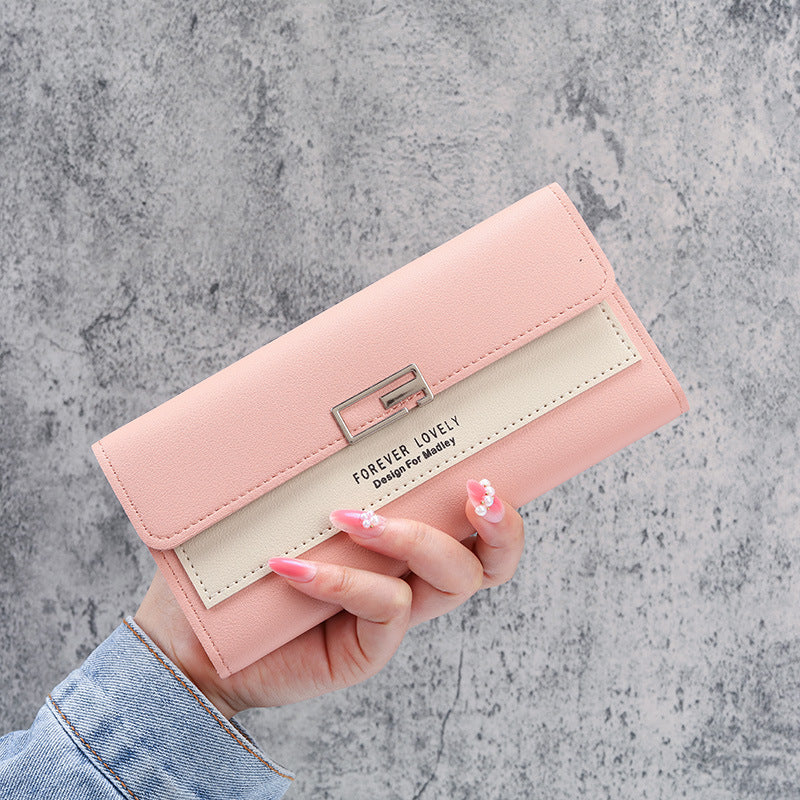 Women's Trendy Long Clutch Multifunction Leather Bags