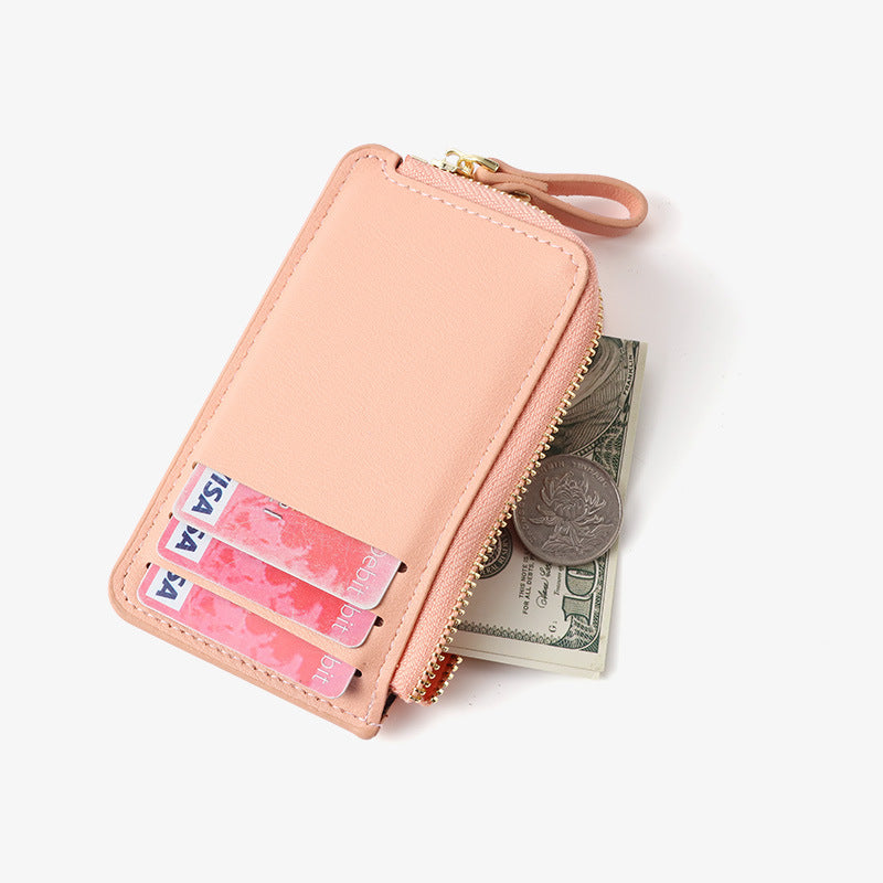 Women's Korean Mini Zipper Simple Fashion Short Coin Purses