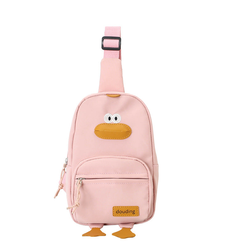 Children's Korean Style Cartoon Cute Duck Boy Children's Waist Packs