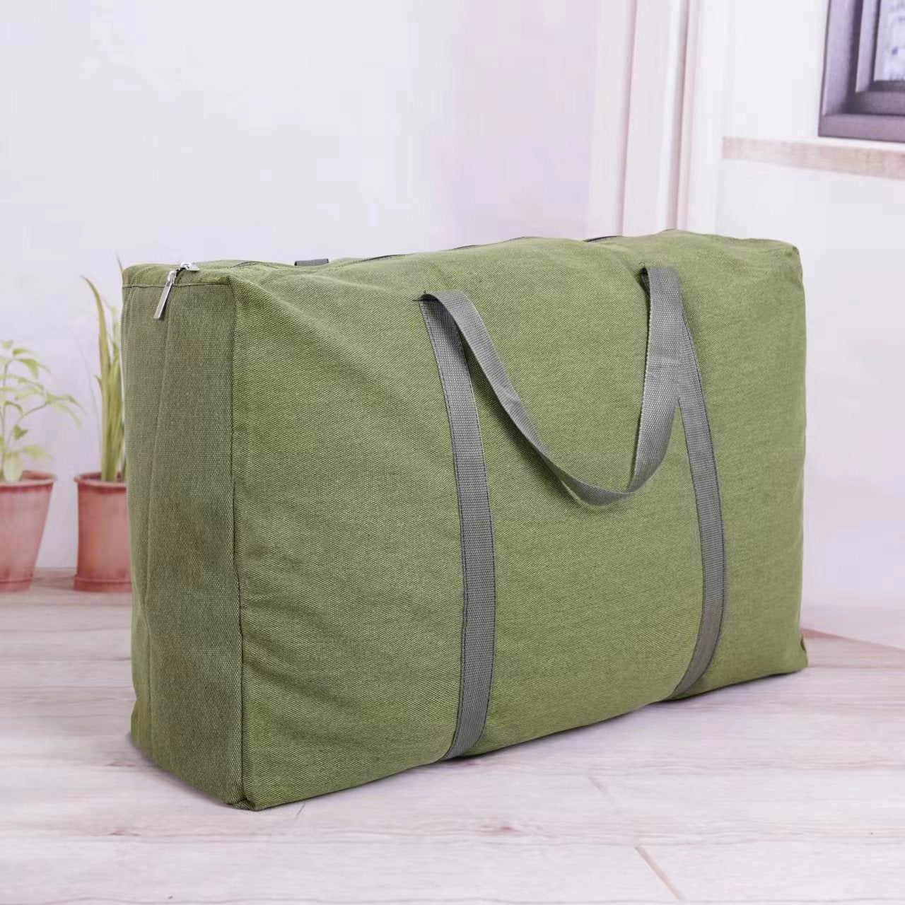 Large Thick Canvas Quilt Buggy Portable Travel Bags