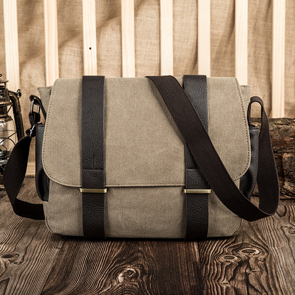 Men's Canvas For Fashion Trendy Korean Leisure Travel Bags