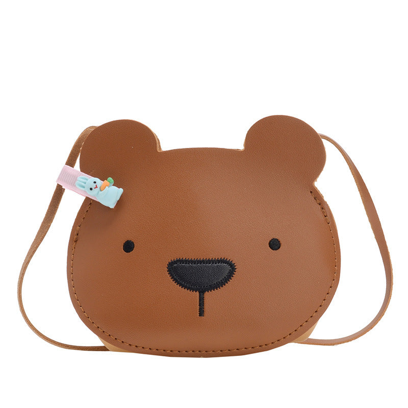 Children's Korean Cute Boy Cartoon Bear Fashion Children's Shoulder Bags