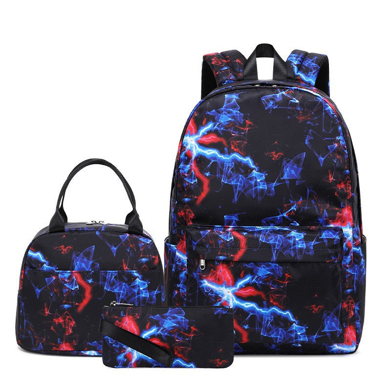 Three-piece Starry Sky Iti Printing Primary Elementary School Students' Schoolbags