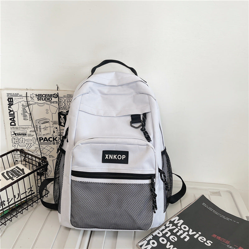 Female College Black Large Capacity Fashion Male Backpacks