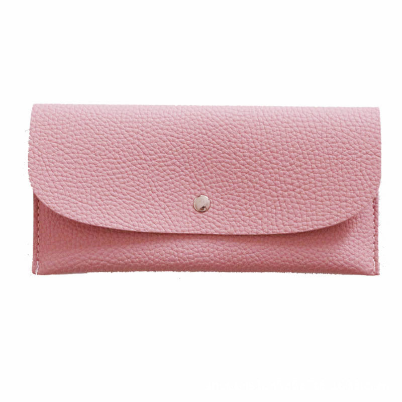 Fashion Lychee Pattern Simple Thin Long Ladies Wallets