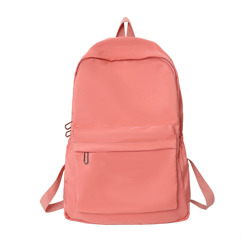 Large Capacity Fashionable Korean Style Solid Backpacks