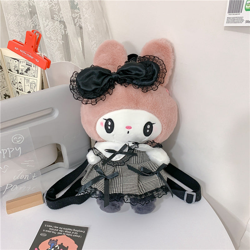 Cute Skirt Clow Doll Female Sweet Backpacks