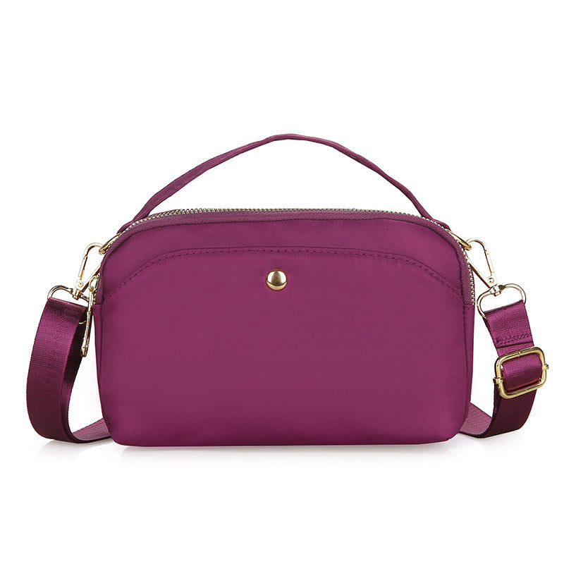 Women's Cloth Solid Color Small Large Capacity Crossbody Bags