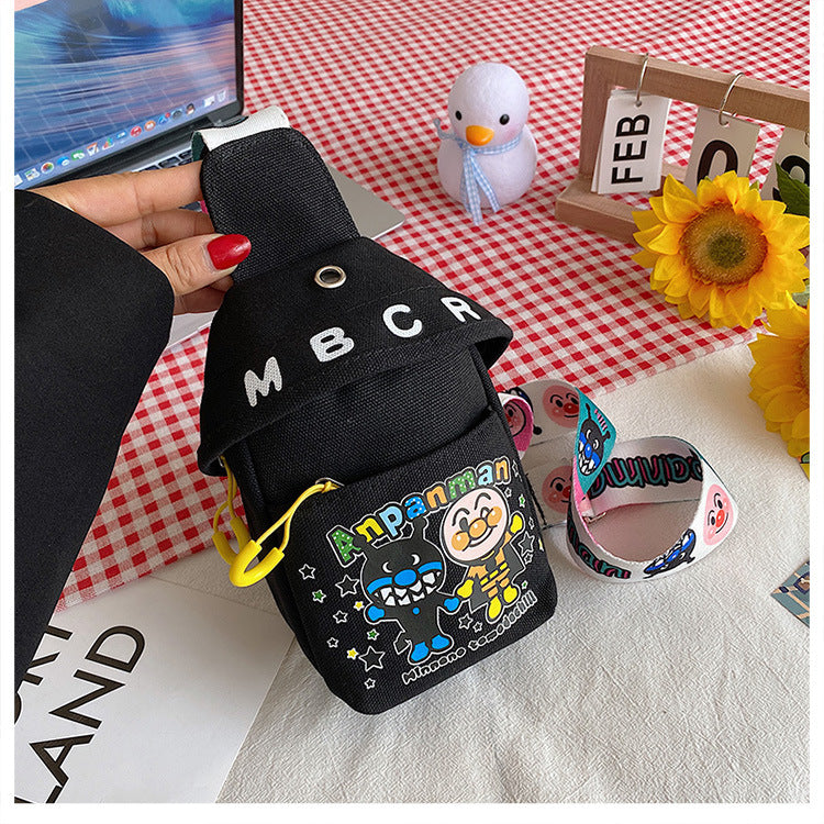 Children's Graceful Good-looking Canvas Cartoon Small Shoulder Bags