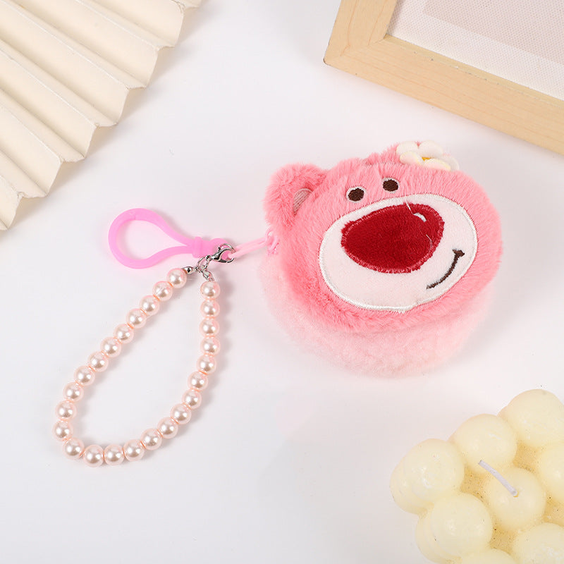 Head Earphone Fashion Solid Color Mini Claw Machine Coin Purses