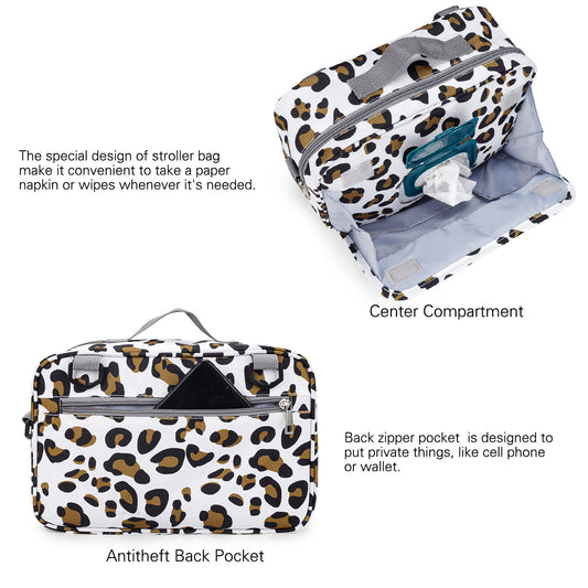 Printed Stroller Storage Pannier Diaper Mother Bags