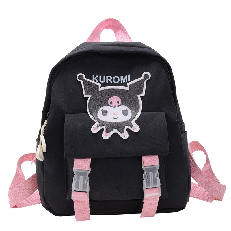 Children's Clow Cartoon Lightweight Cute Nylon Letters Children's Backpacks