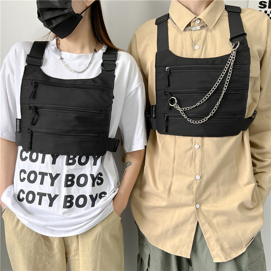 Women's & Men's & Chicken Combat Hip Hop Functional Bags